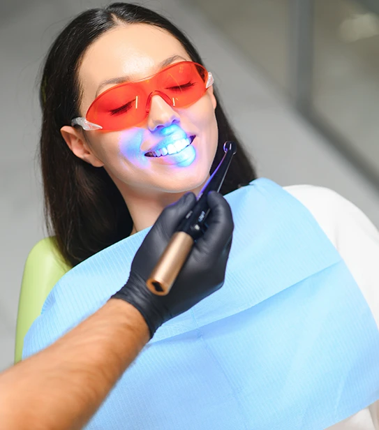 Experience a visible transformation in just one session. Our professional whitening removes years of stains for a brighter, more confident smile.